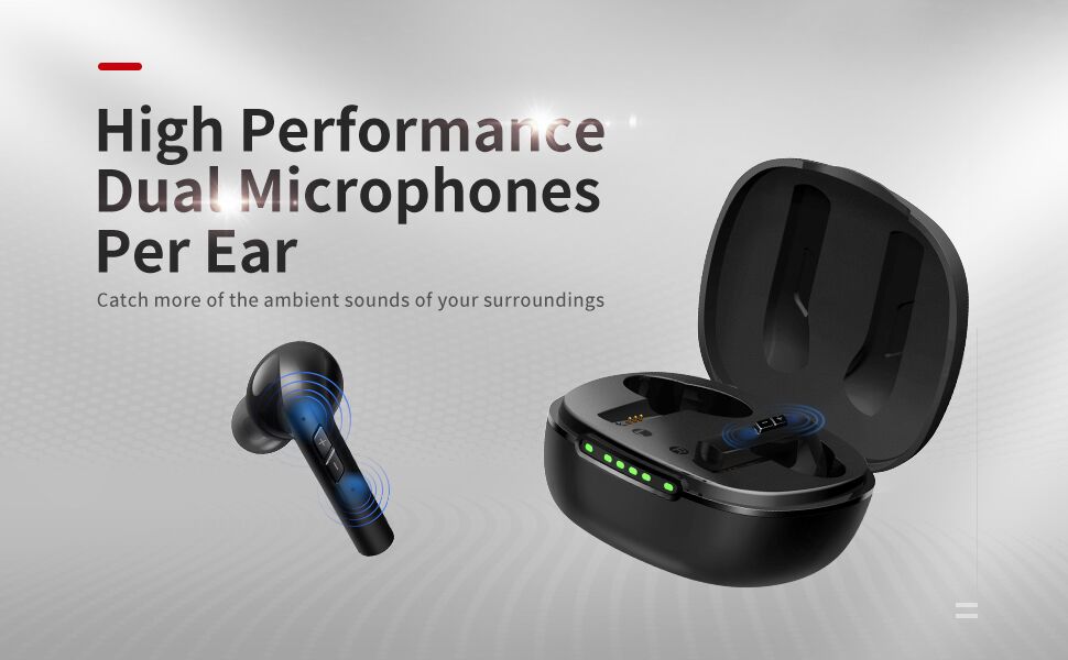JH-A32B Wireless TWS Design Digital Rechargeable Hearing Aids in